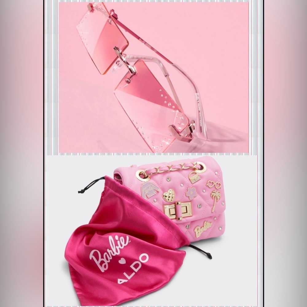 ALDO x Barbie Purse and Sunglasses